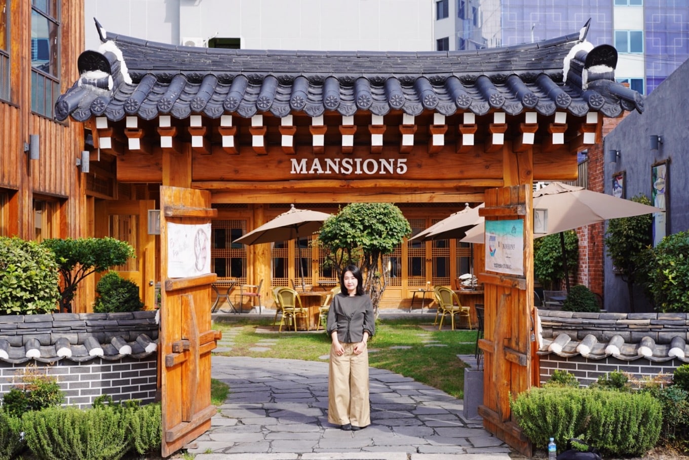 大邱の古民家カフェ「MANSION5」