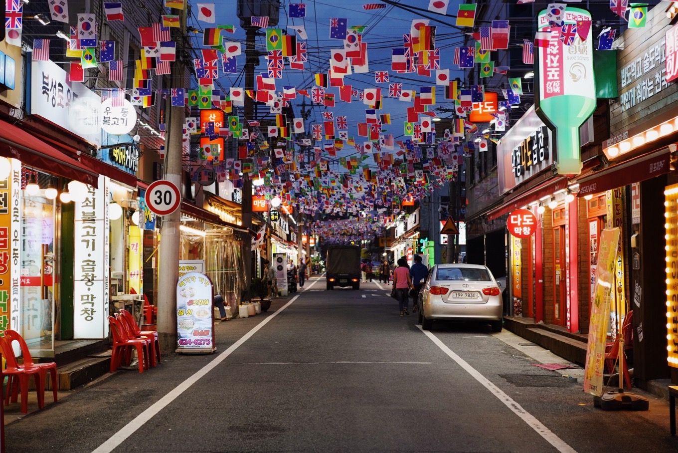 コプチャン通りで韓国ホルモン