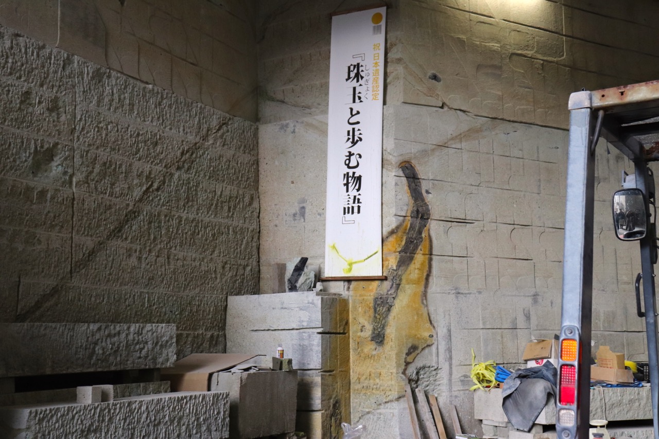 滝ヶ原石切り場の木の化石