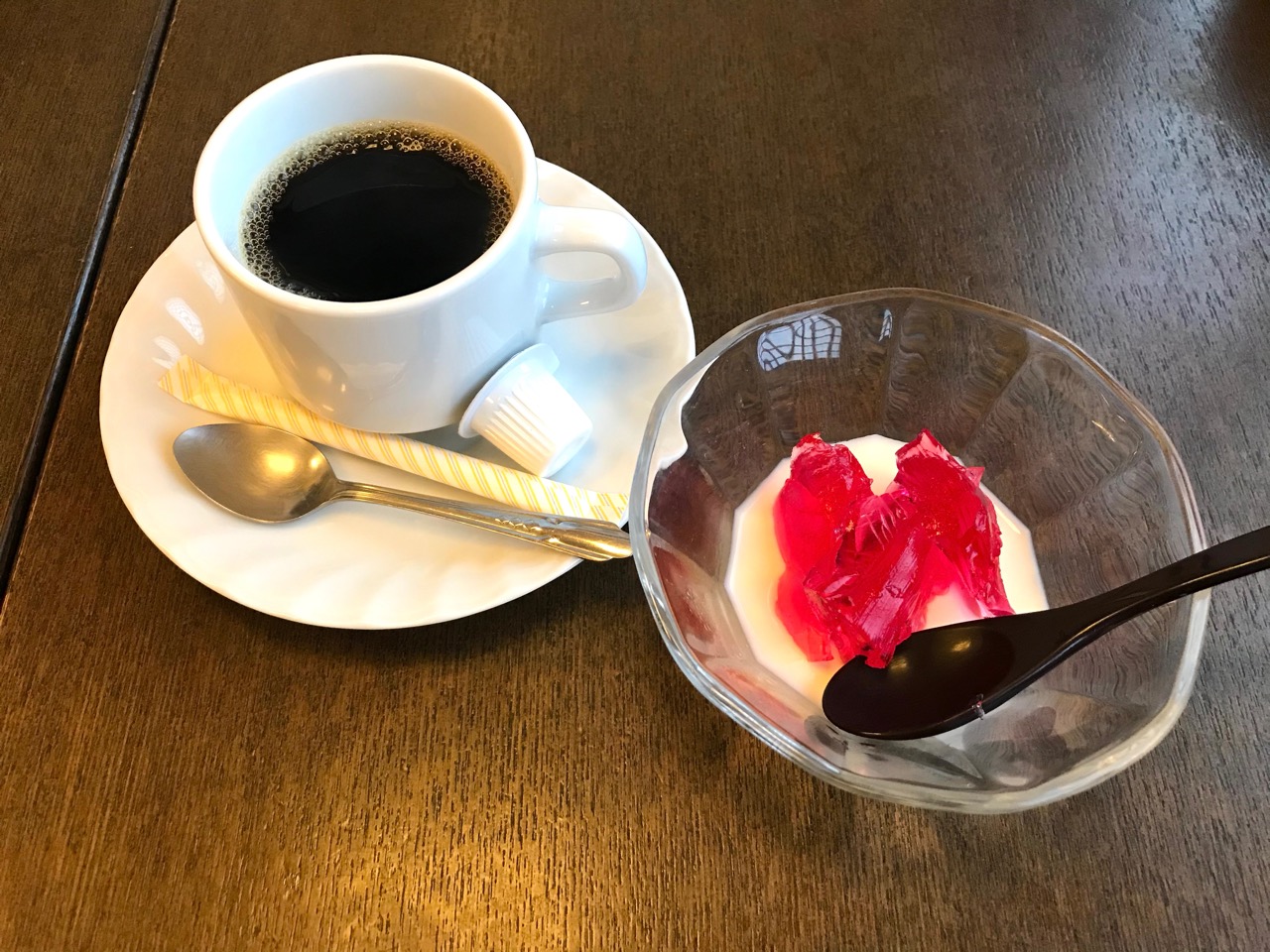 カニごはんのデザート