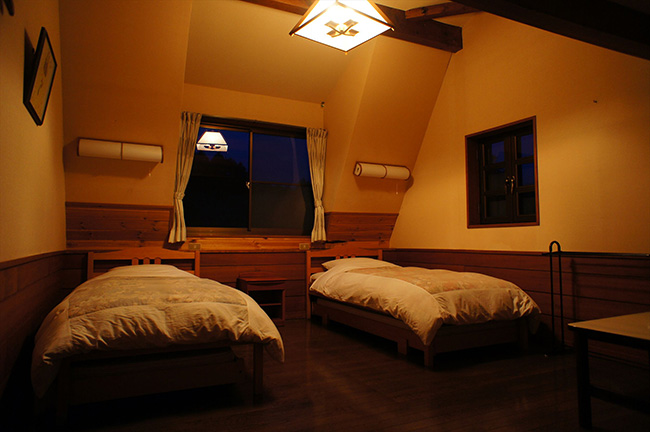ヒュッテみさやま寝室
