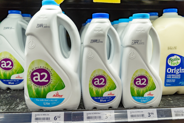 ニュージーランド A2ミルク