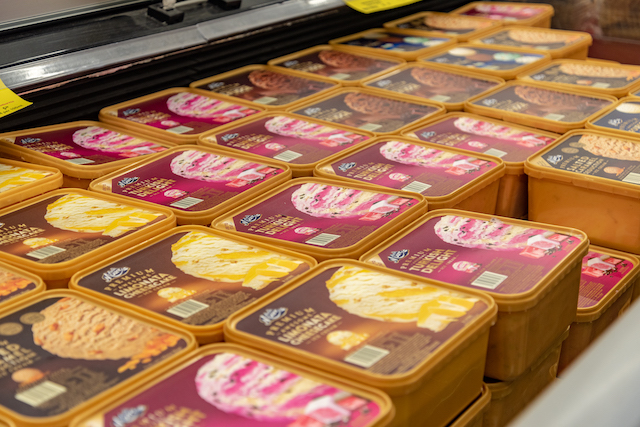 ニュージーランド スーパーマーケット アイスクリーム