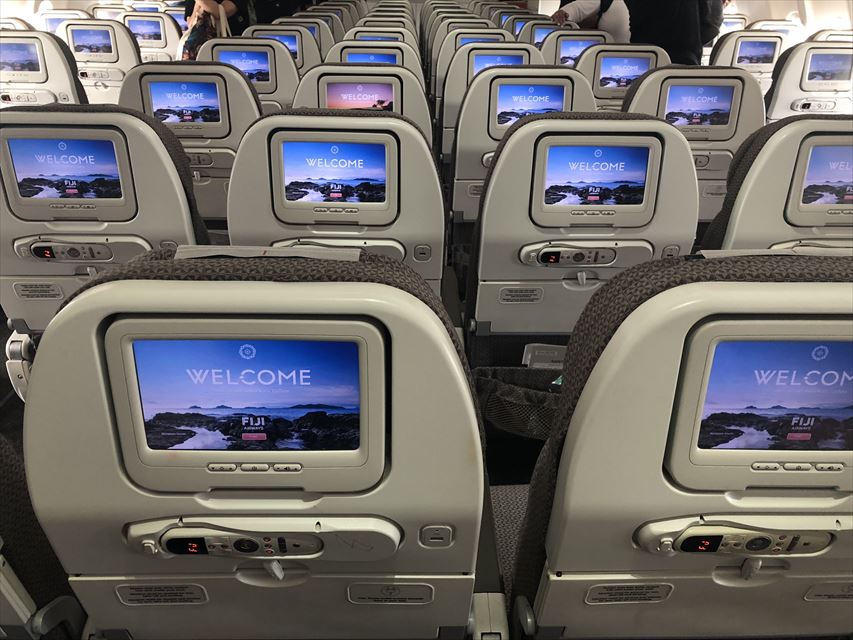 フィジーエアウェイズ 機内