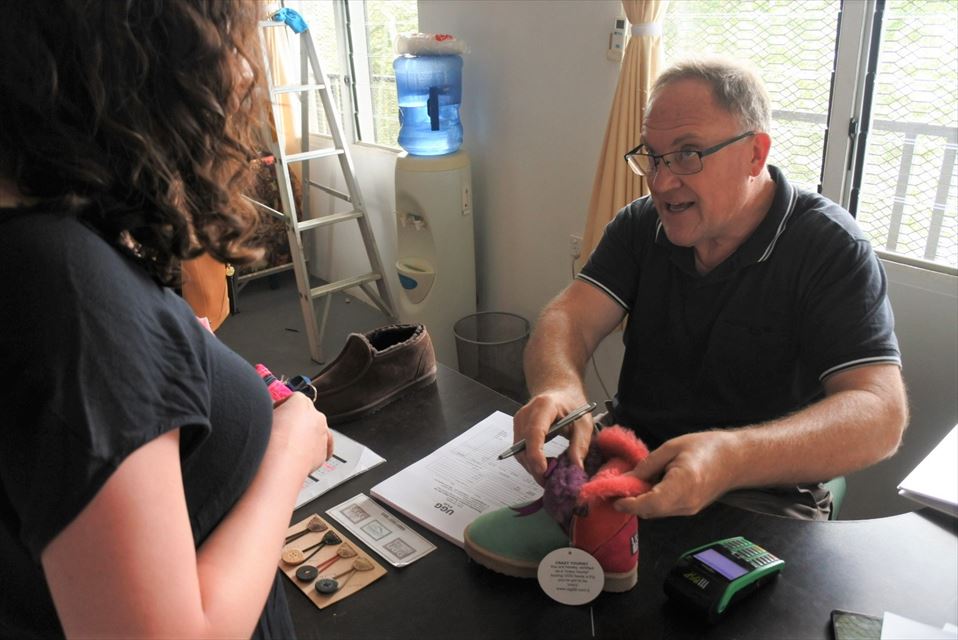 UGGブーツをオーダー