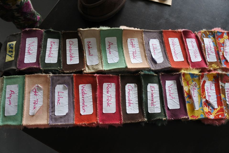 UGGカラーサンプル