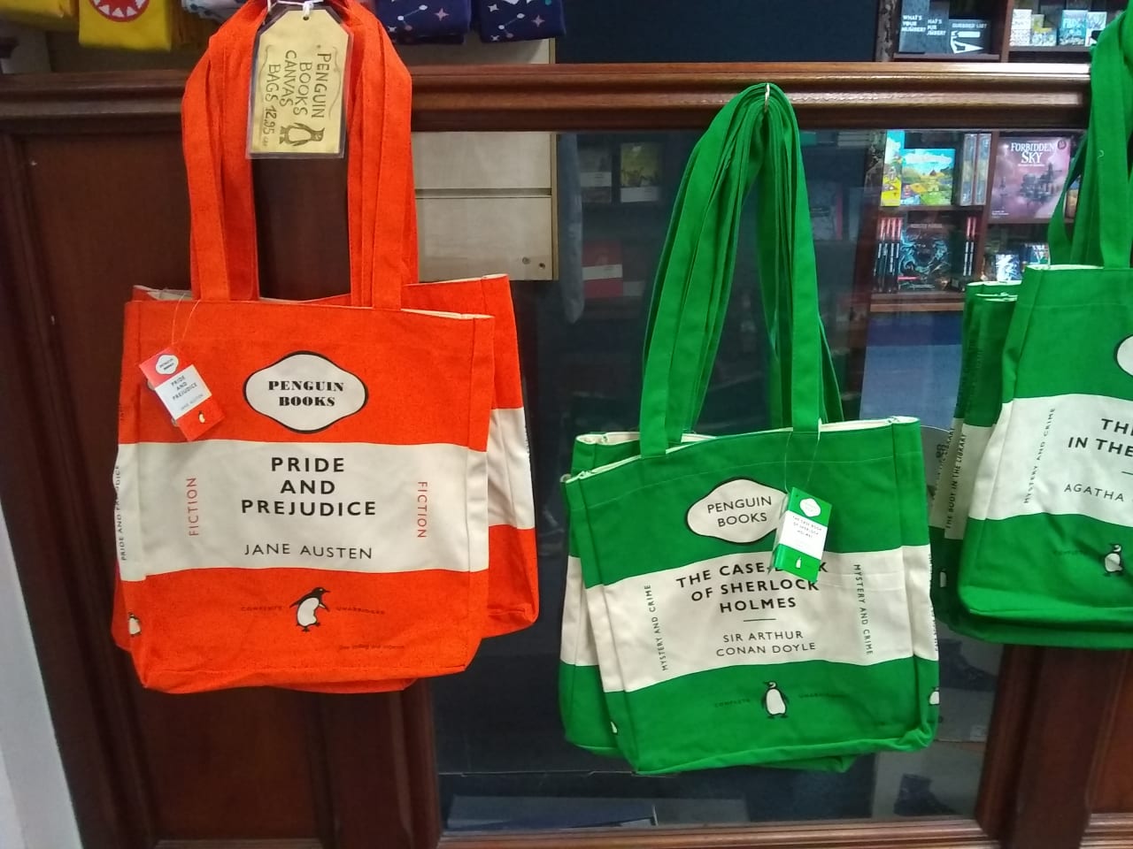 英文学関連のエコバッグ