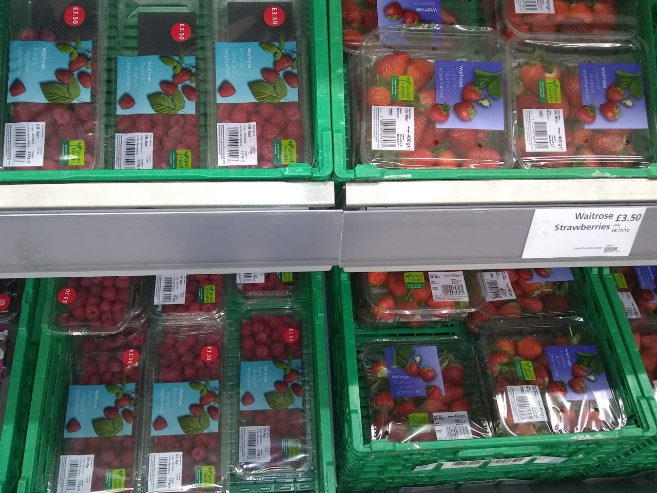 ラズベリーとストロベリー