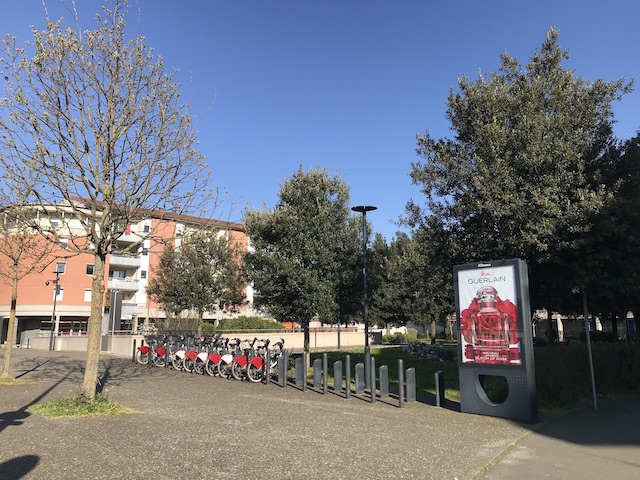 フランス南西部トゥールーズ郊外の様子（2020年3月25日）