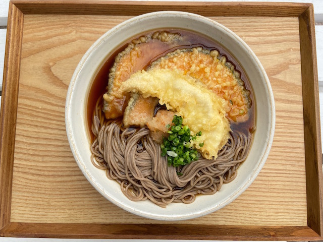 軍鶏（シャモ）天そば