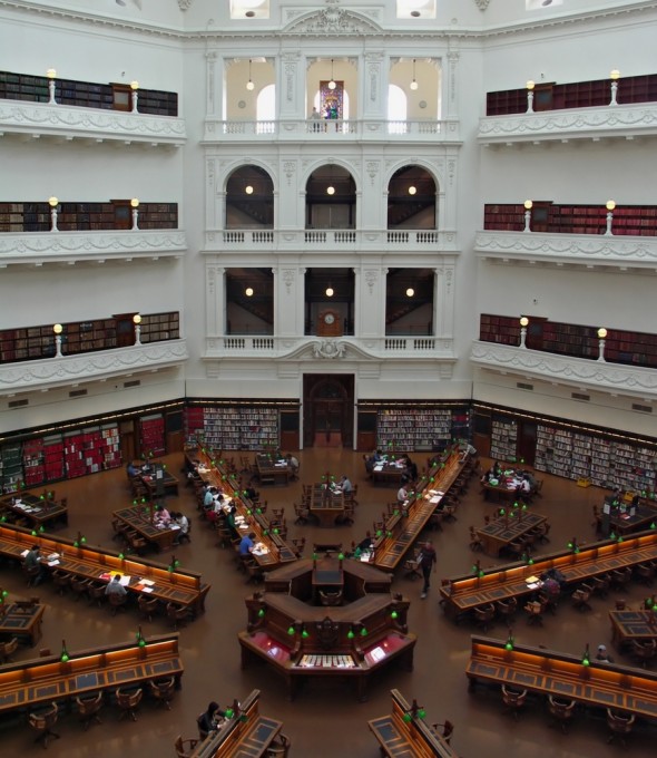 美しすぎるビクトリア州立図書館