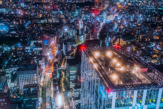 東京・渋谷の夜景