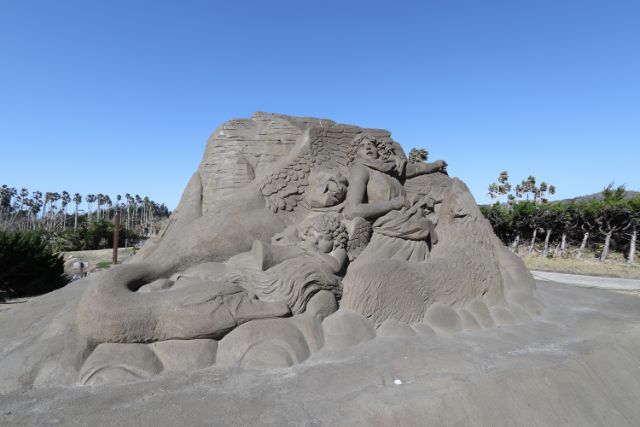 千葉県館山ファミリーパーク砂の彫刻 庭園美術館