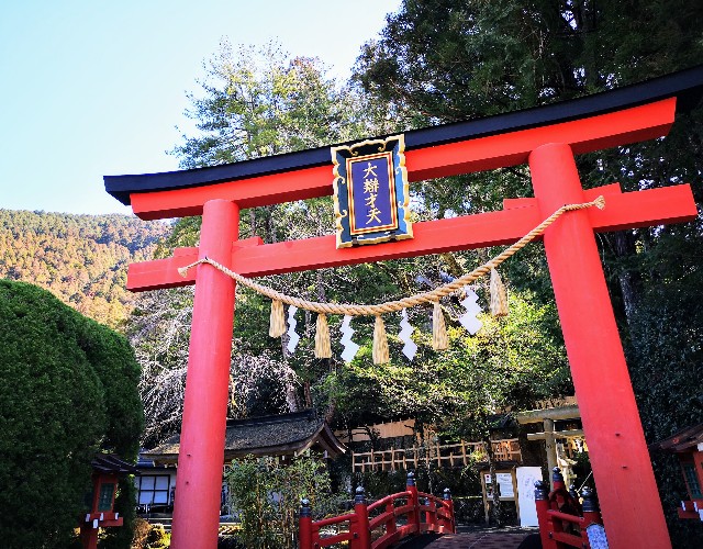 奈良県吉野郡・「大峯本宮 天河大辨財天社​」鳥居