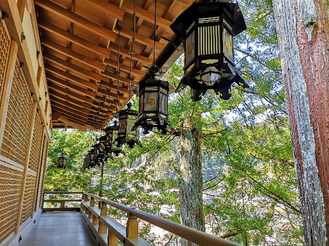 奈良県吉野郡・「大峯本宮 天河大辨財天社​」拝殿外