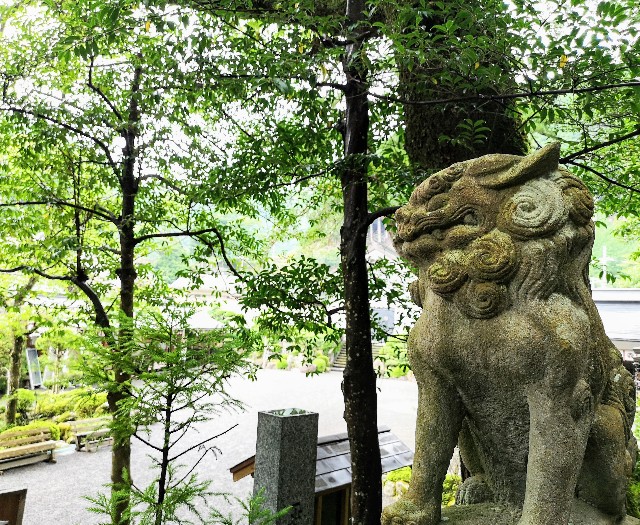 奈良県吉野郡・「大峯本宮 天河大辨財天社​」狛犬