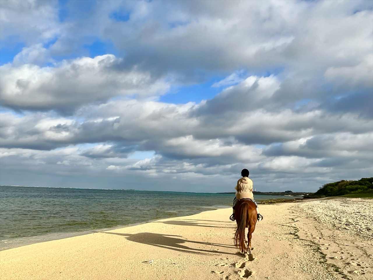 乗馬2海岸
