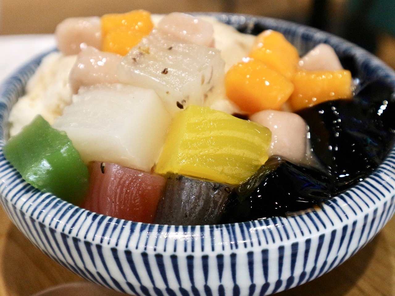 トッピングが鮮やか