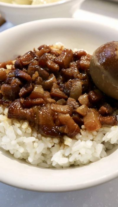 「北北車魯肉飯」の魯肉飯