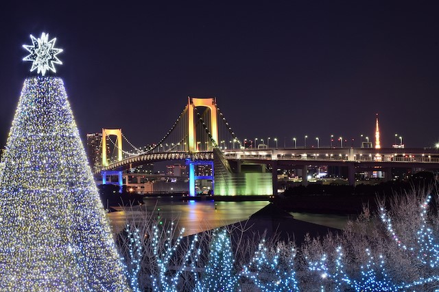 東京都港区台場お台場イルミネーション “YAKEI”