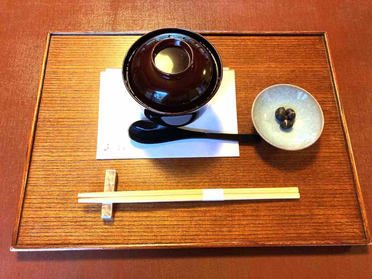 白小豆ぜんざい