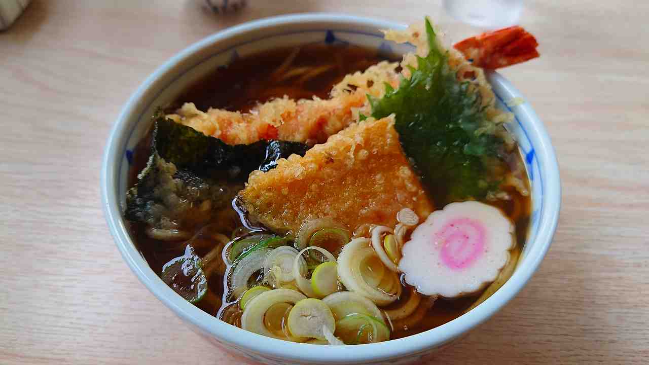 天ぷらそば