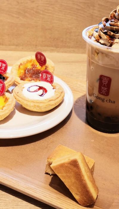グローバル ティーブランド「ゴンチャ（Gong cha）」2022年2月15日（火）〜発売「黒糖ミルク 焙煎きなこ ウーロンティー + パール + きなこホイップ」、「甜品」