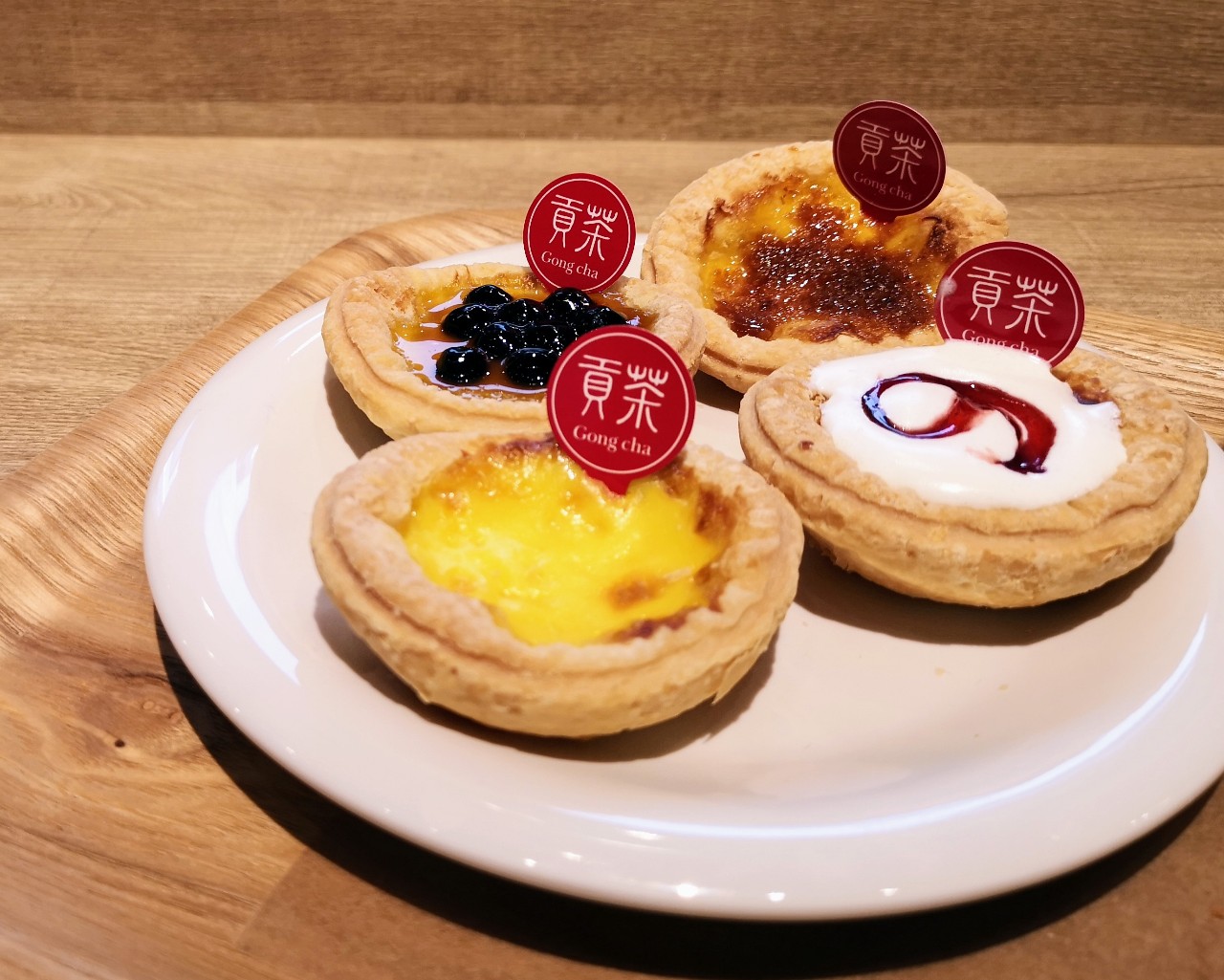 グローバル ティーブランド「ゴンチャ（Gong cha）」甜品4種類