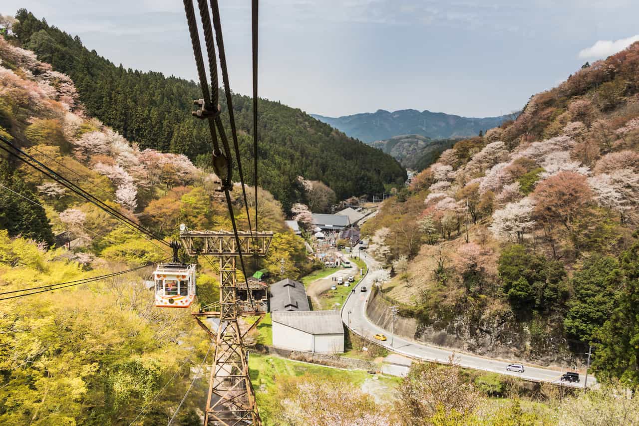 吉野山ロープウェイ1