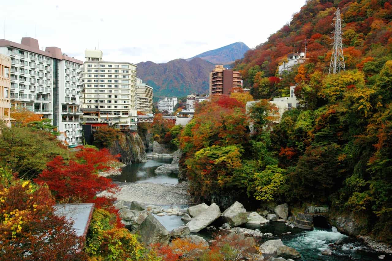 鬼怒川温泉街＜栃木県日光市鬼怒川温泉＞