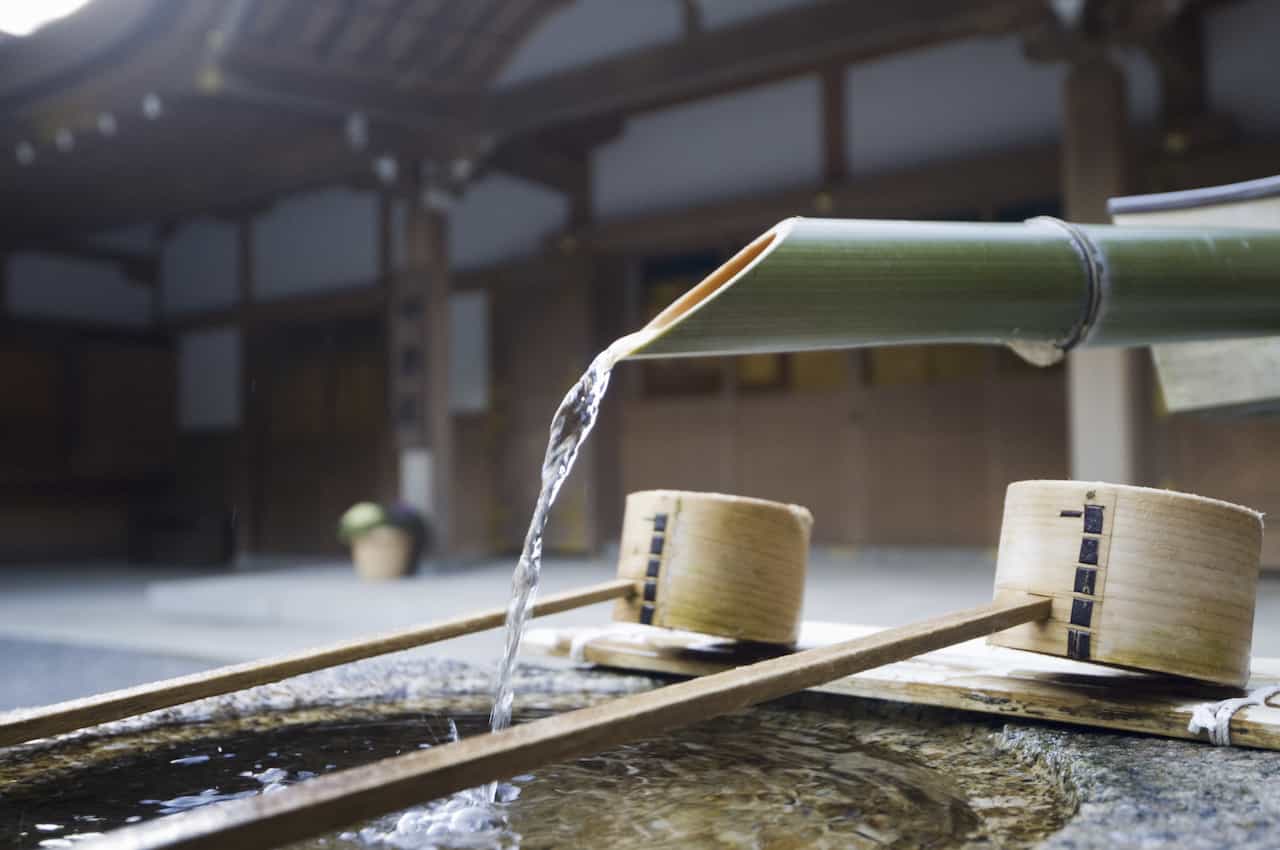 三重県・伊勢神宮の手水舎