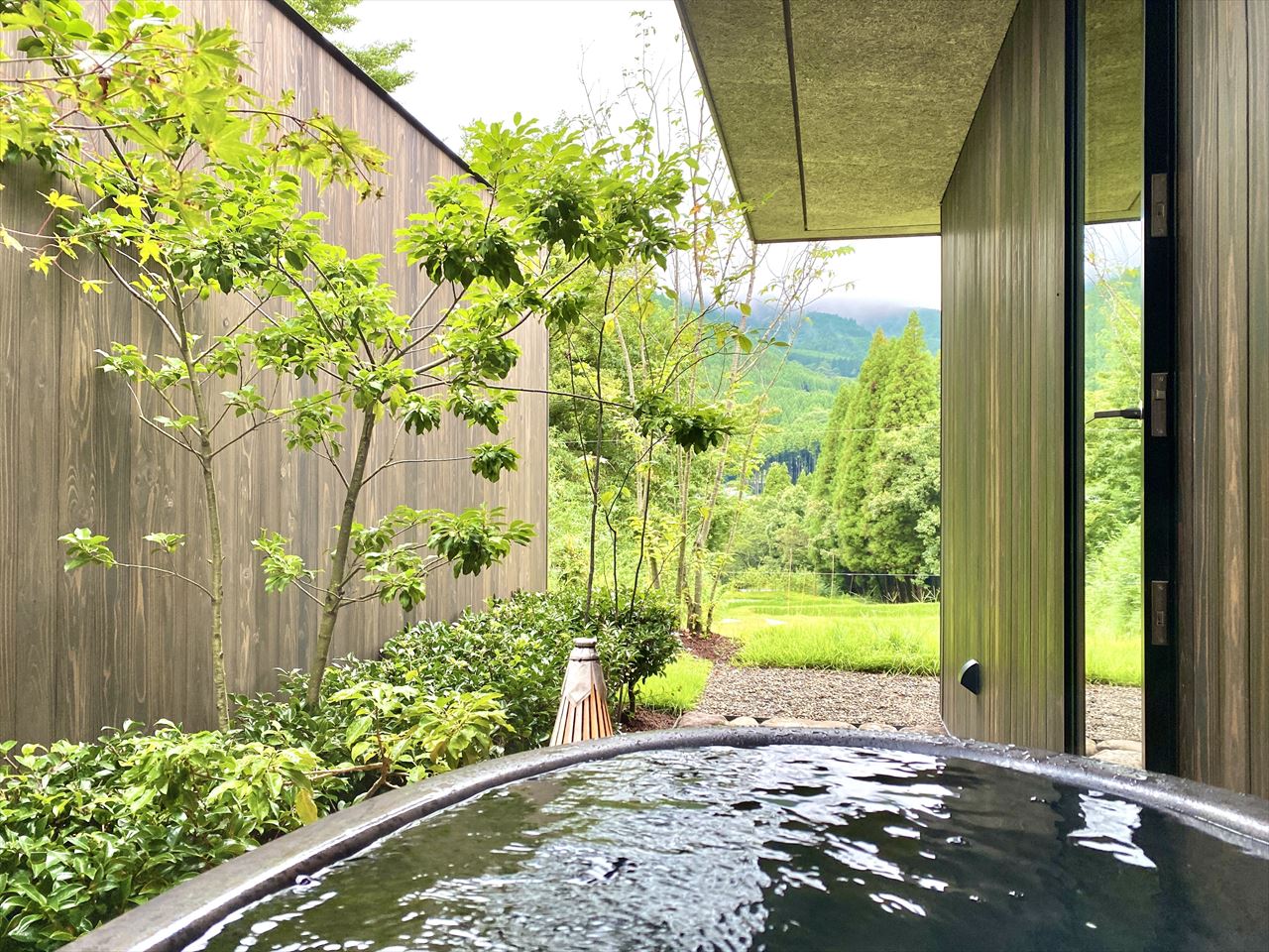 棚田離れ　露天風呂