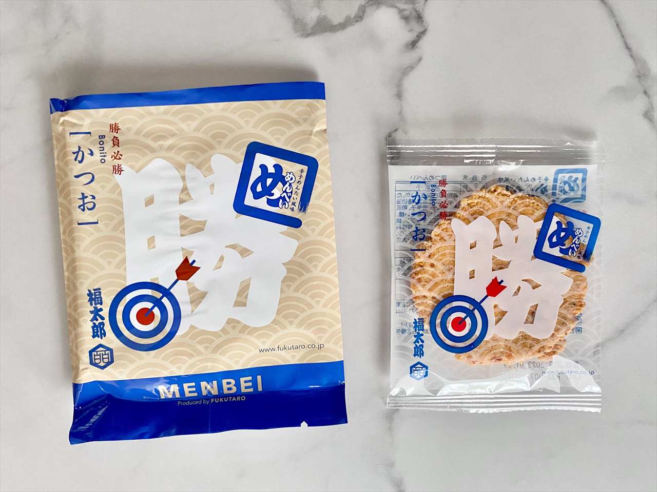 勝つめんべい（かつお）