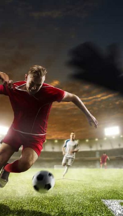 サッカー試合のイメージ